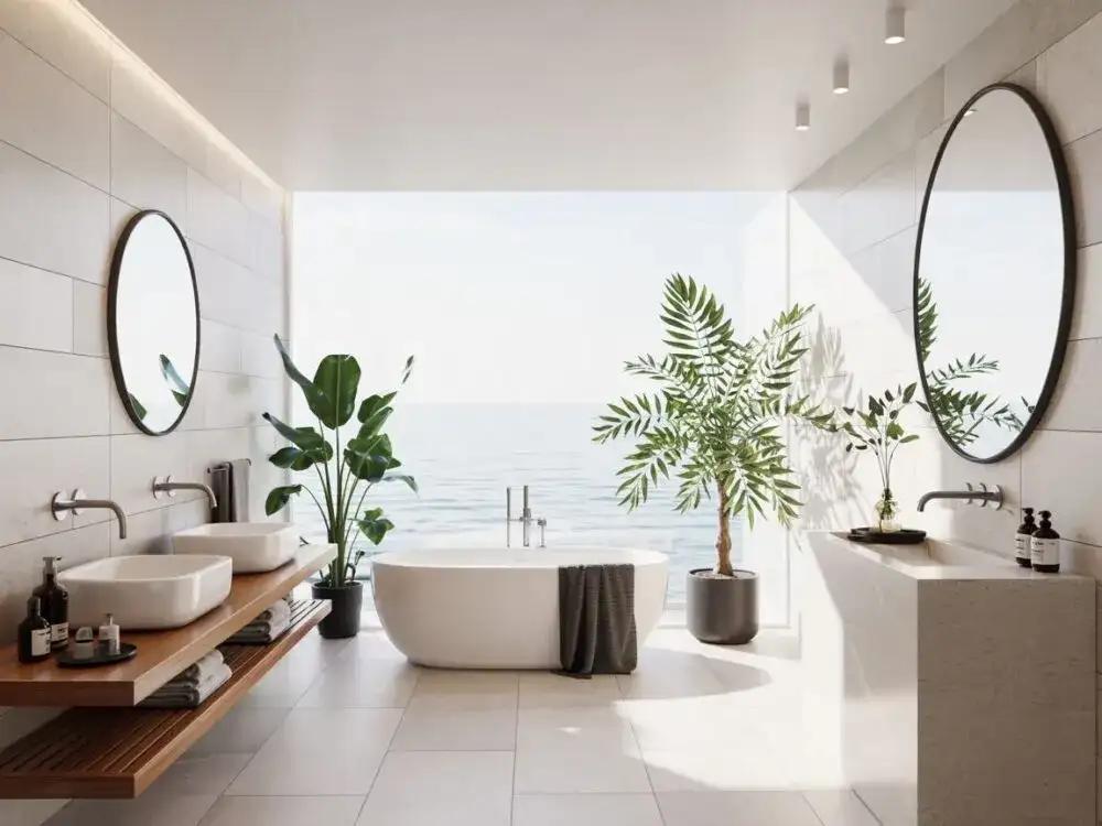 Mleczna szyba do łazienki: Funkcjonalność i estetyka w jednym