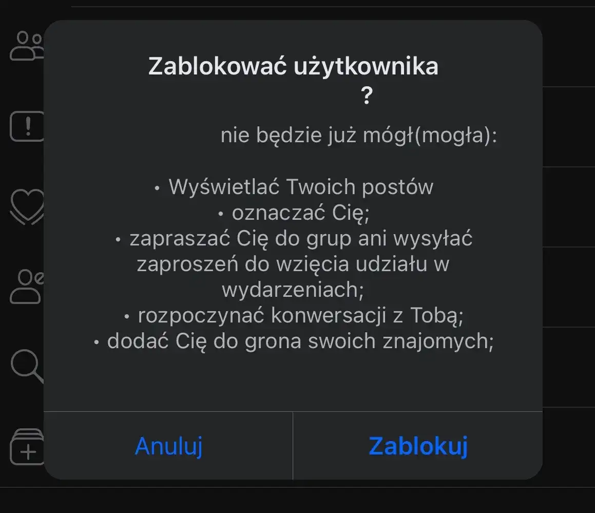 Jak zablokować kogoś na Messengerze - informacje dla użytkowników