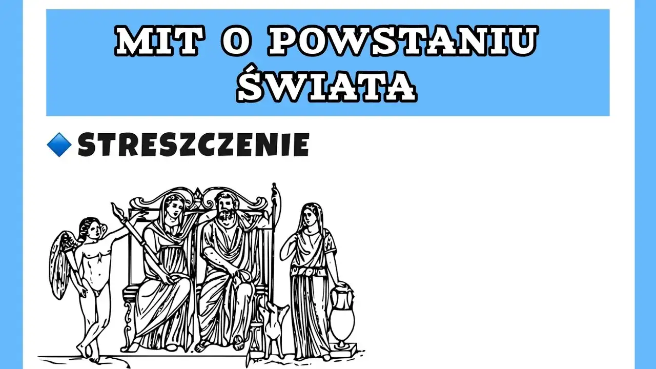 Streszczenie mitu o powstaniu świata: kluczowe wydarzenia i symbolika