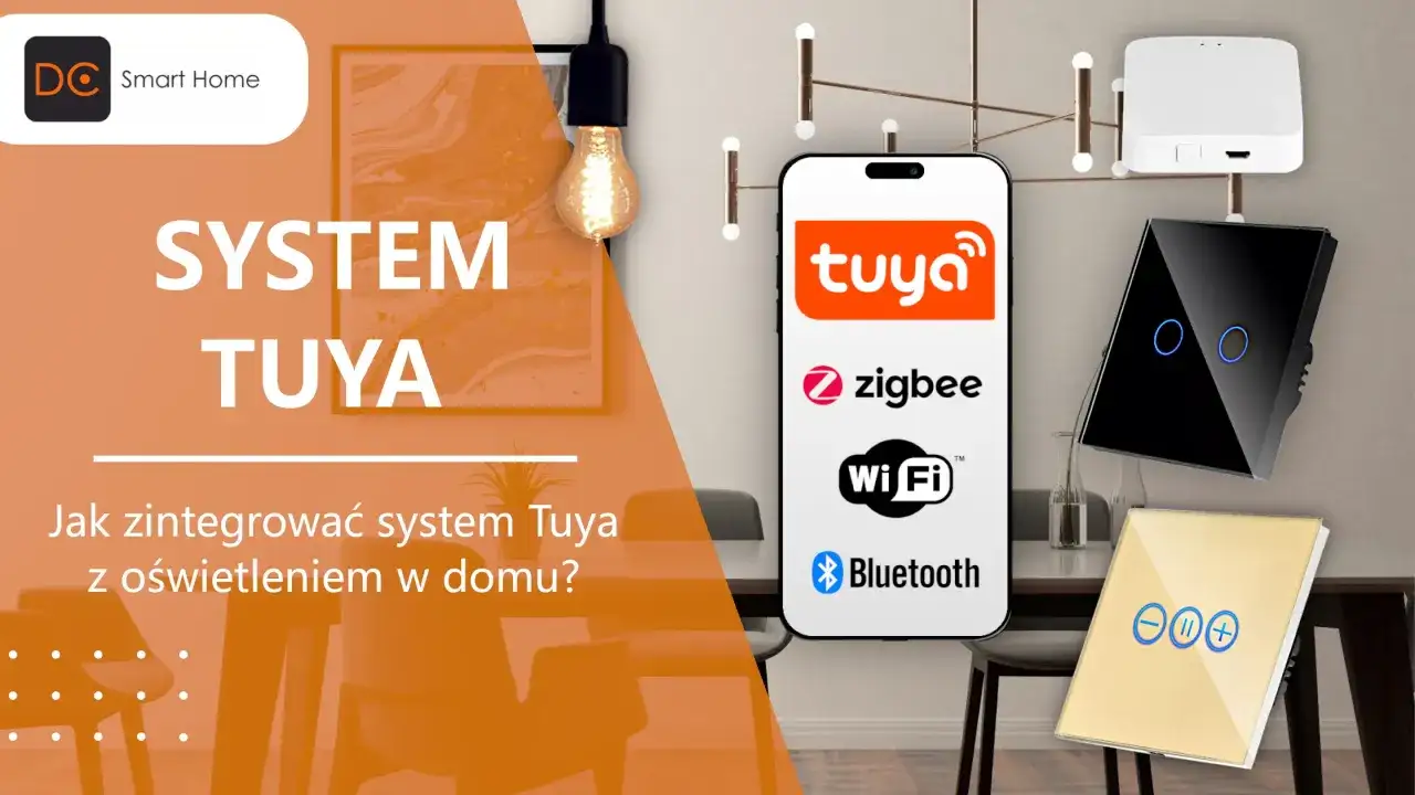 System Tuya integruje oświetlenie, tworząc smart life. Steruj domem przez aplikację, łącząc się przez Wi-Fi, Zigbee i Bluetooth.