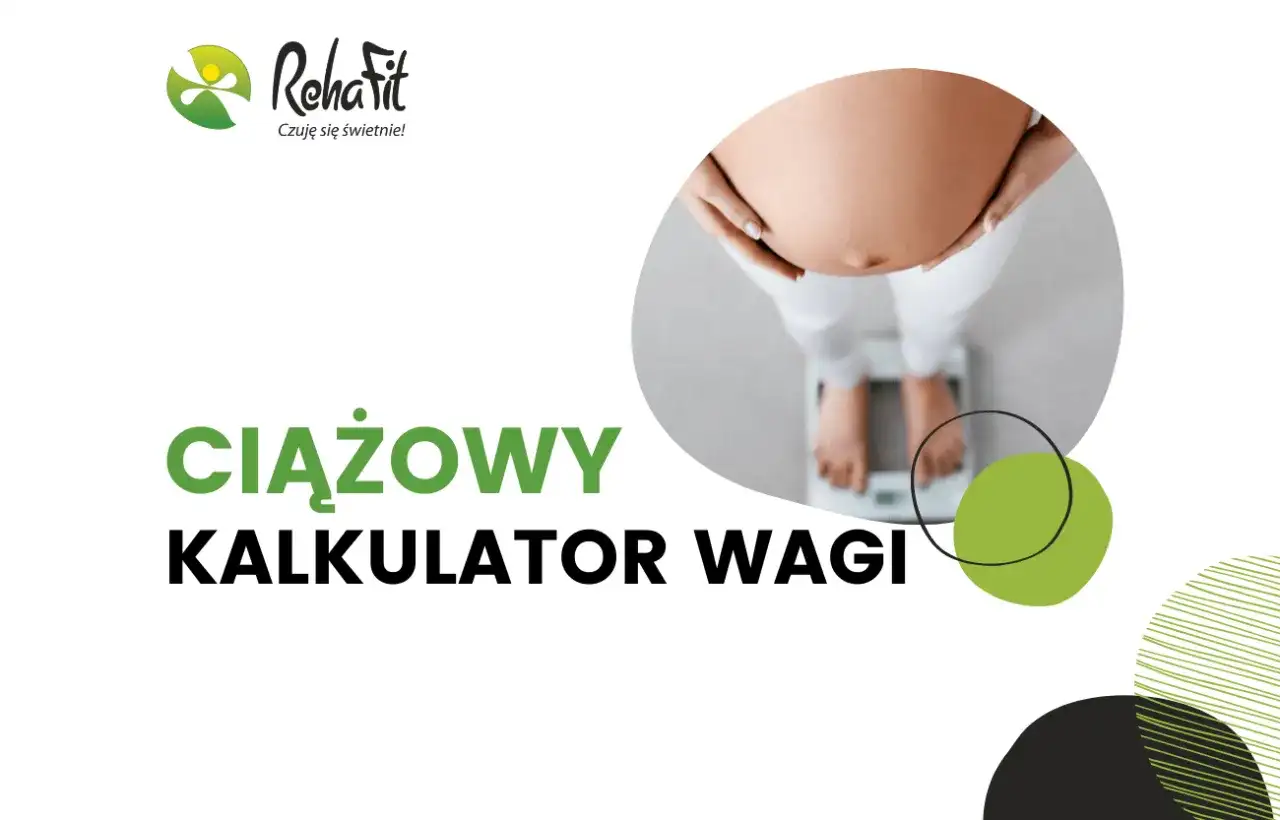 Kalkulator wagi ciążowej pomoże Ci dowiedzieć się, ile można przytyć w ciąży. Zdjęcie przedstawia ciężarną na wadze.