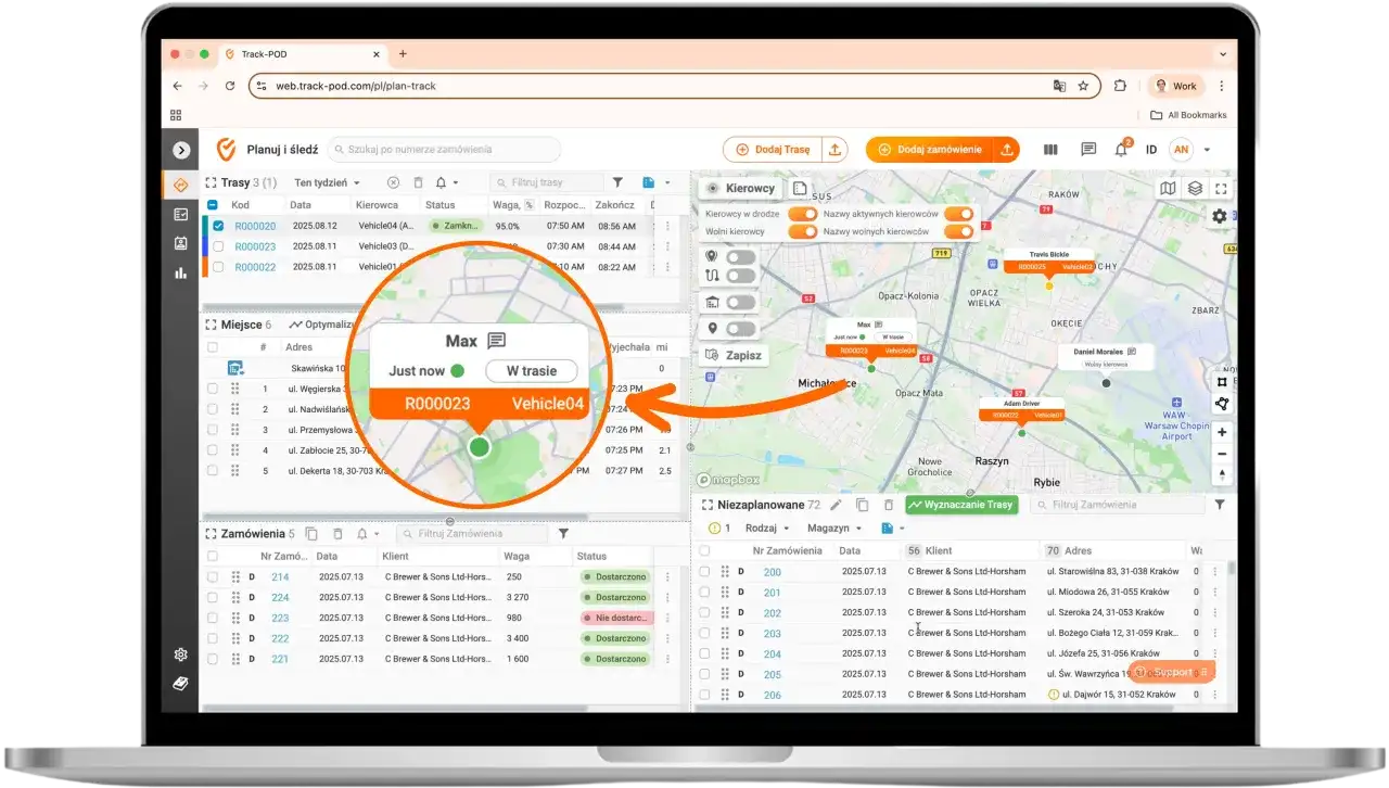 Gdzie jest kierowca – jak śledzić lokalizację i status w czasie rzeczywistym