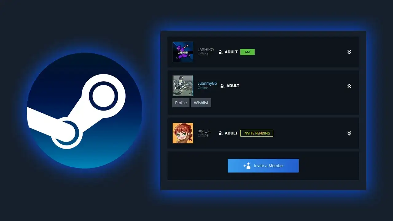 Jak udostępnić gry na Steam? Poznaj Rodziny Steam i graj razem!