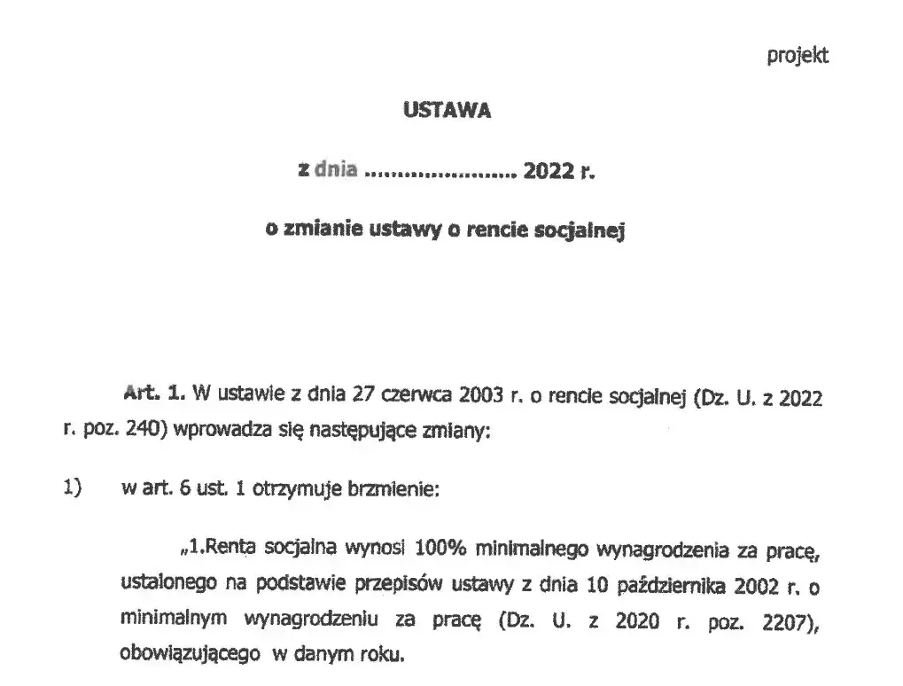 Ustawa o rencie socjalnej: Kluczowe informacje o przyznawaniu i wysokości świadczeń