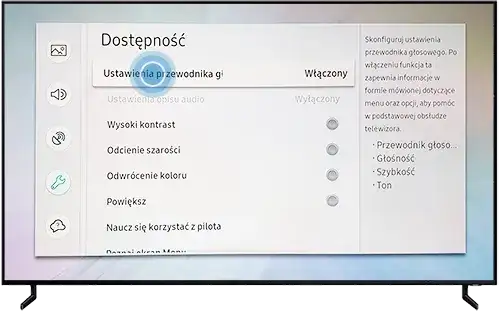 Jak wyłączyć lektora dla niewidomych Samsung i cieszyć się ciszą
