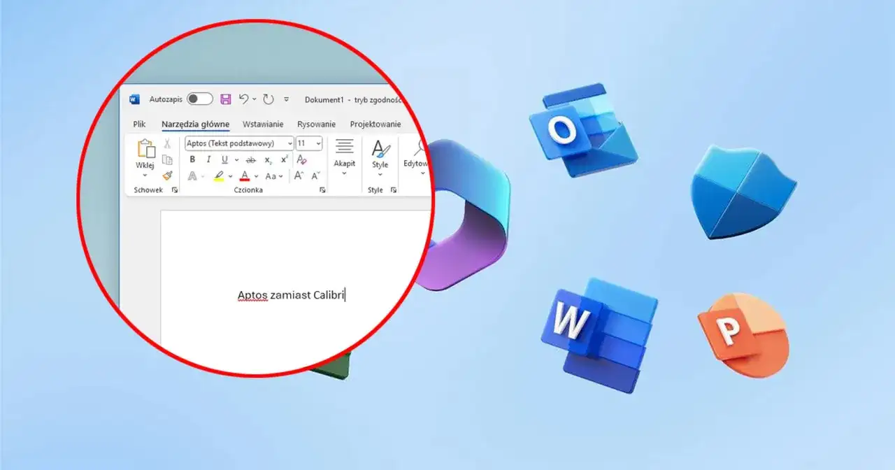 Jak wgrać czcionkę do Worda? Widok okna programu Word z menu czcionek.