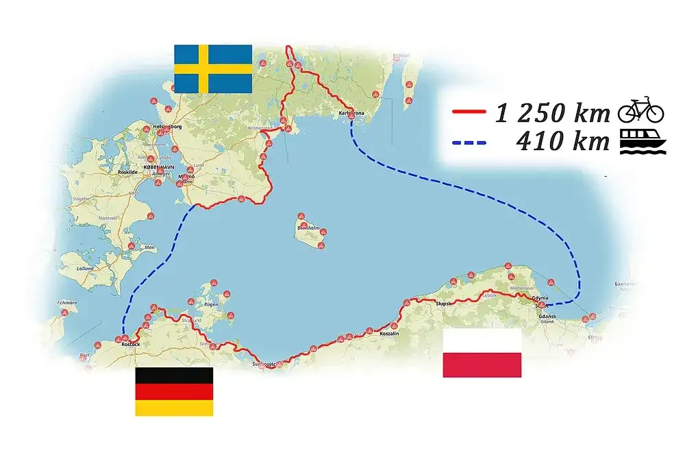 Ile km przez Bałtyk do Szwecji? Sprawdź najkrótsze trasy i odległości