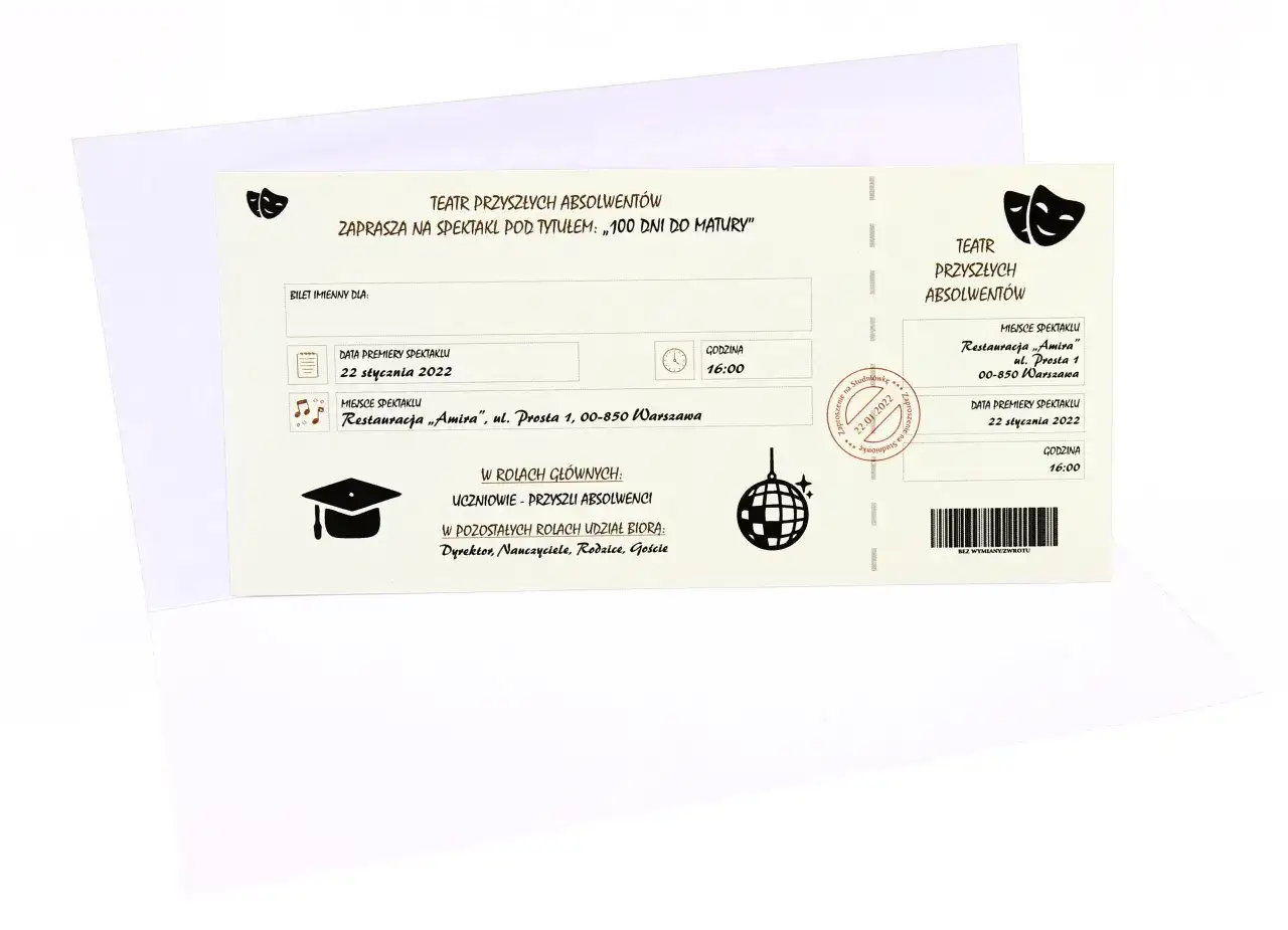 Jak stworzyć zaproszenie do teatru, które zachwyci Twoich gości