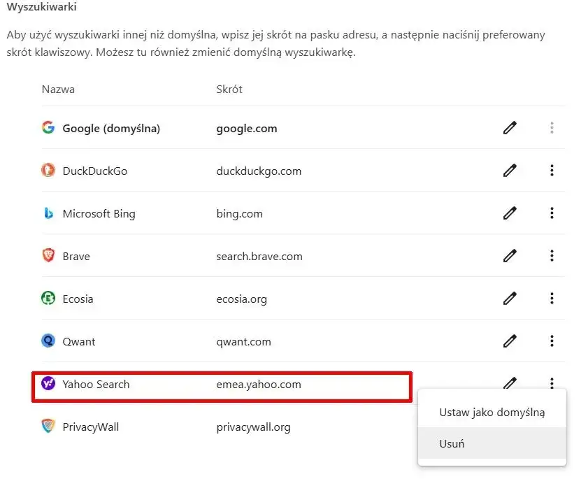 Jak zmienić przeglądarkę z Yahoo na Google i uniknąć problemów
