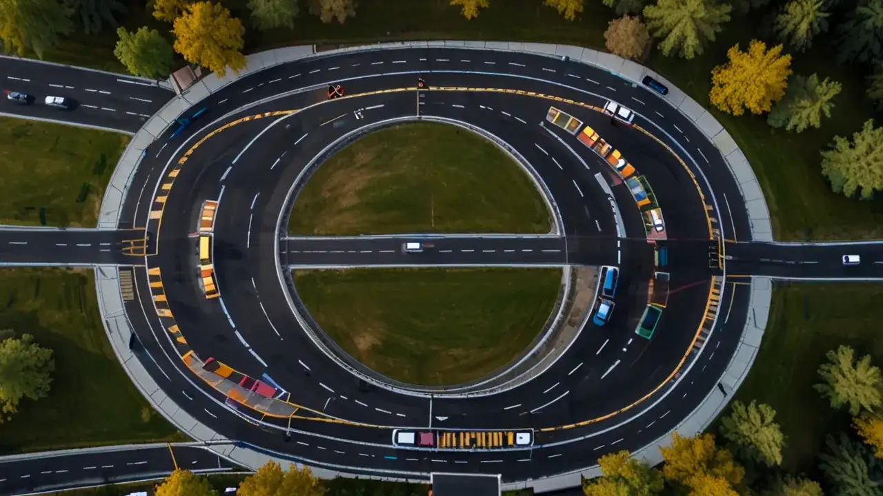 Jak bezpiecznie jechać przez rondo turbinowe? Uniknij tych błędów