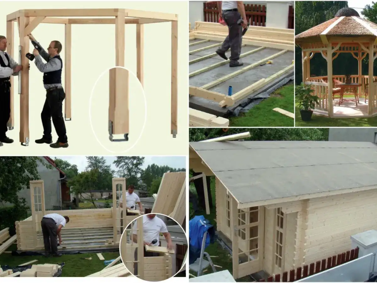 Prosta altana ogrodowa DIY: Jak zbudować tanio i bez pozwolenia?