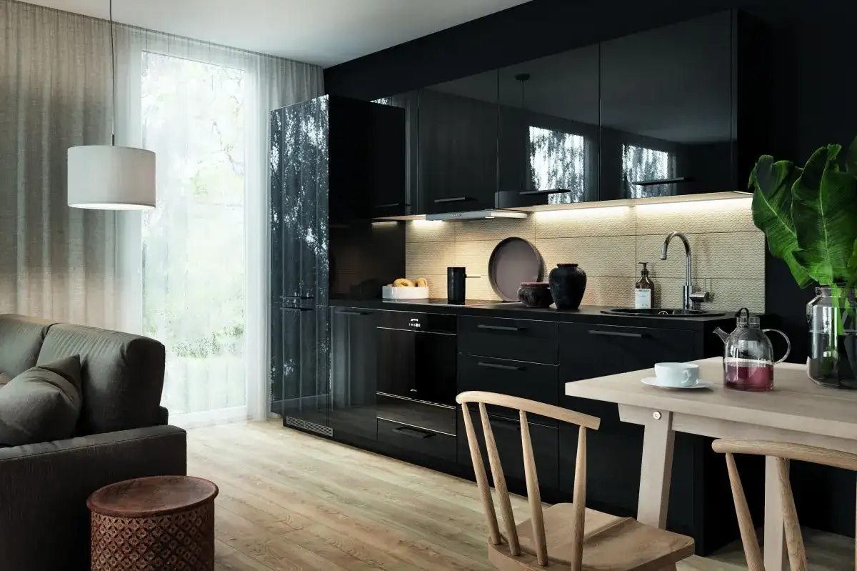 Jak urządzić salon z aneksem kuchennym 30m2, aby zyskać przestronność?