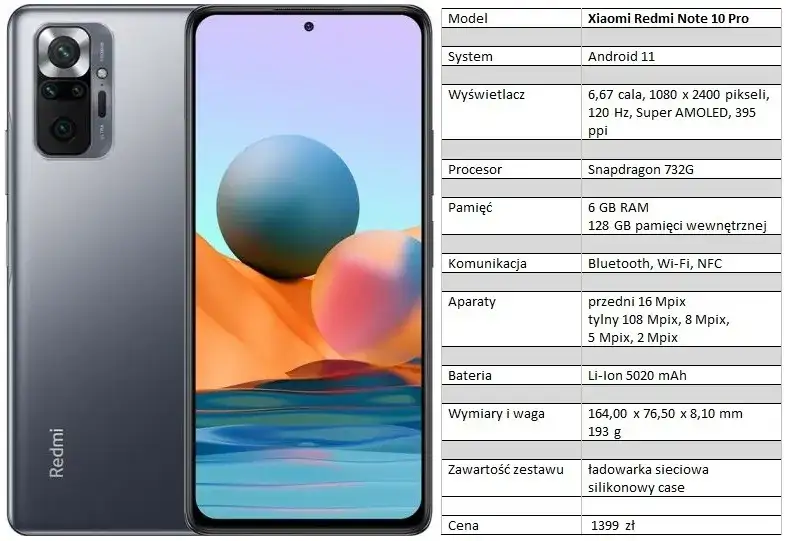 Xiaomi Redmi Note 10 Pro: Ustawienia aparatu dla lepszych zdjęć