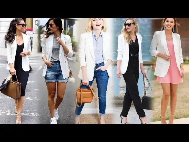 Americana blanca: 20+ ideas para combinarla con estilo todo el año