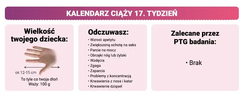 17 tydzień ciąży – jak duża jest wysokość dziecka i co to oznacza