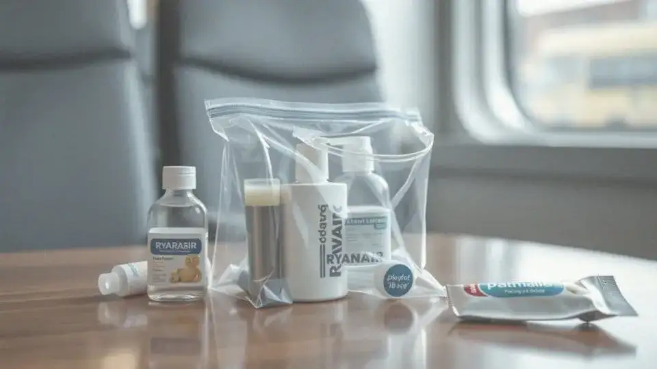 Ile płynów w bagażu podręcznym Ryanair? Poznaj ważne zasady