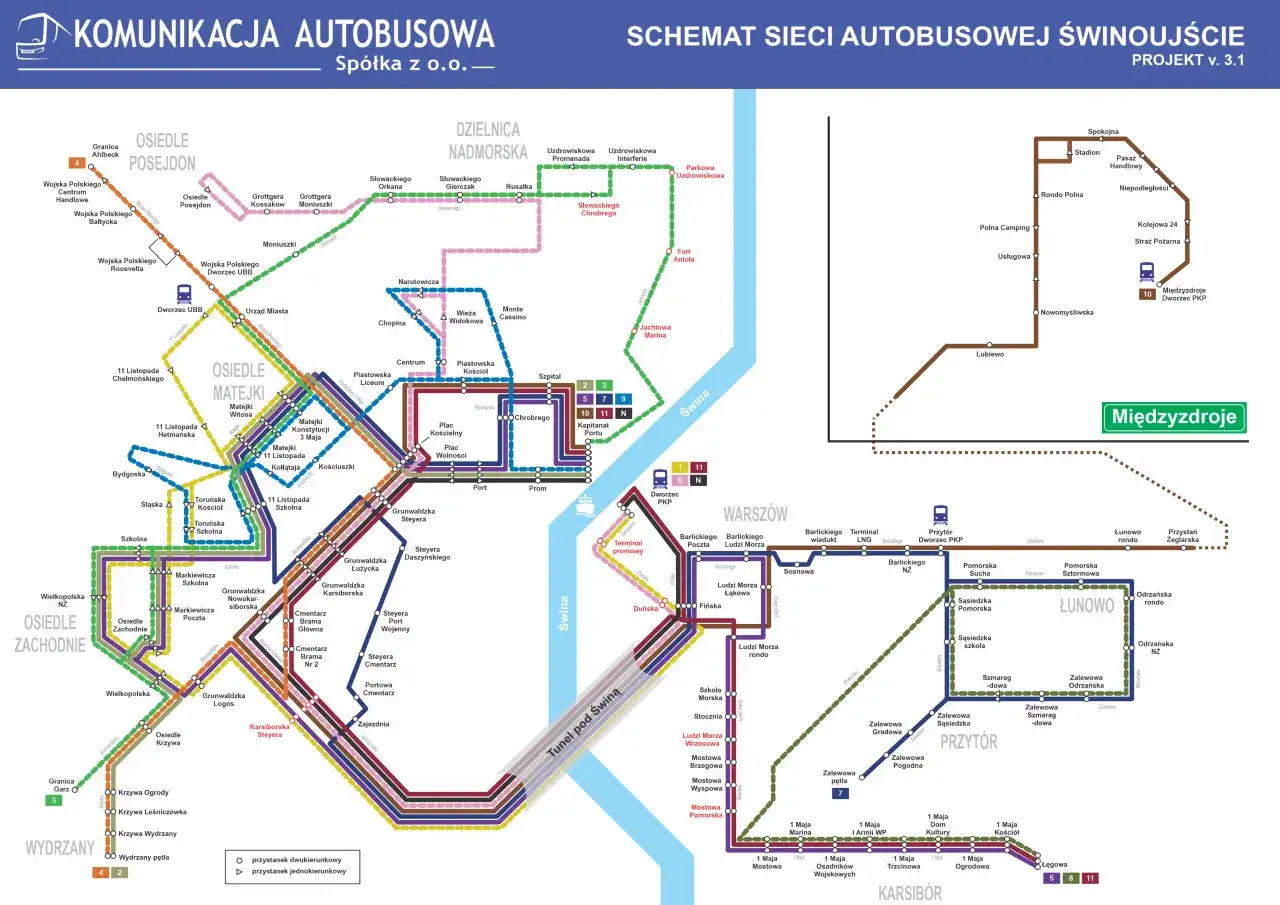 Gdzie w Mińsku zatrzymuje się bus WERSPOL? Sprawdź przystanki i trasy