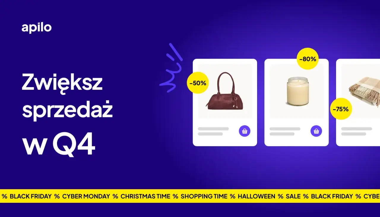 Jak zwiększyć sprzedaż w sklepie internetowym? Zobacz promocje na torebkę, świecę i koc.