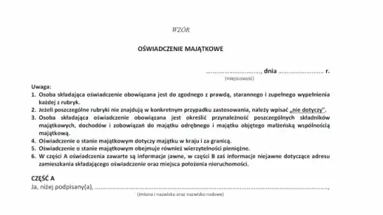 Wyjaśnienie do oświadczenia majątkowego: jak uniknąć błędów?