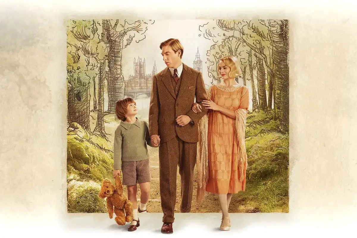 Rodzina z misiem, inspirowana historiami o Kubusiu Puchatku, którego autorem jest A.A. Milne.