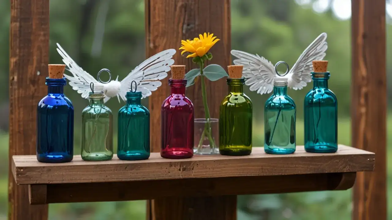 Nowe życie butelek: jak zrobić anioła i półkę metodą DIY? Porady