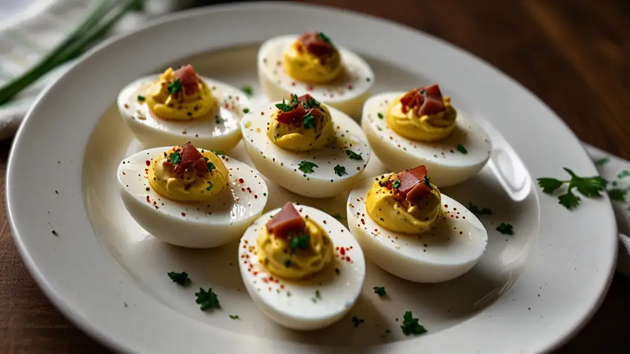 Klasyczne jajka faszerowane z szynką: Sprawdzony przepis na pyszną przystawkę