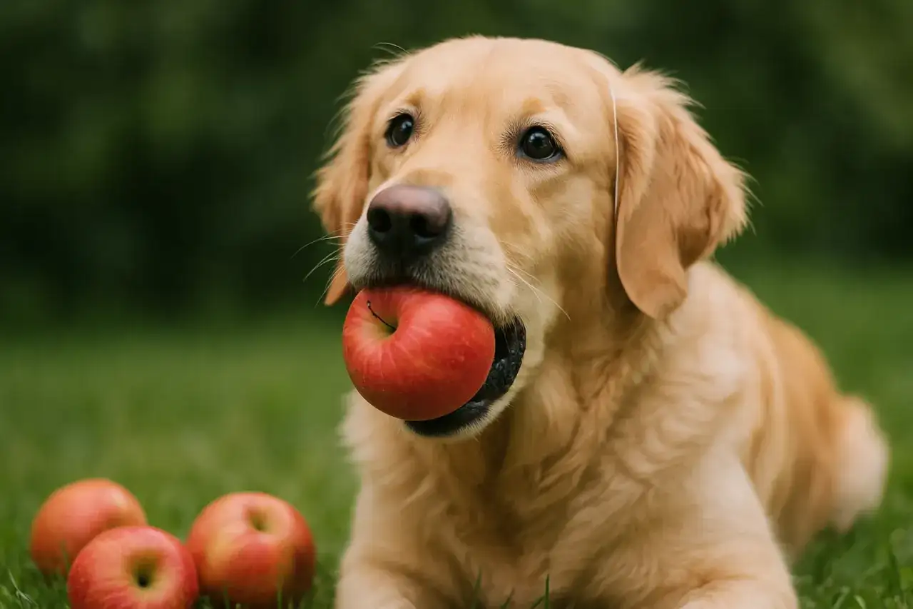 Czy pies może jeść jabłko ze skórką? Oto co musisz wiedzieć