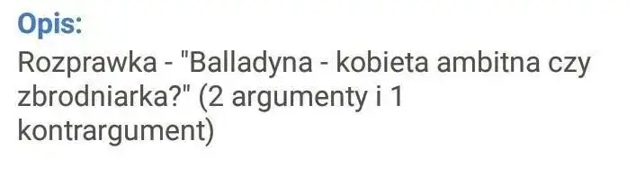 Balladyna kobietą ambitną czy zbrodniarką? Analiza postaci w dramacie