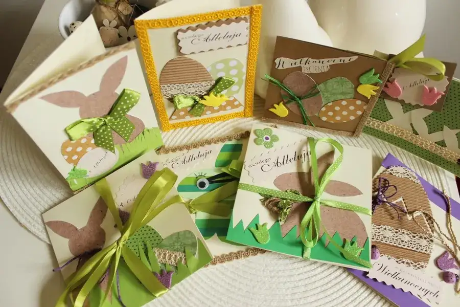 Wielkanoc EKO: Kartki z recyklingu. Proste DIY, piękny efekt!
