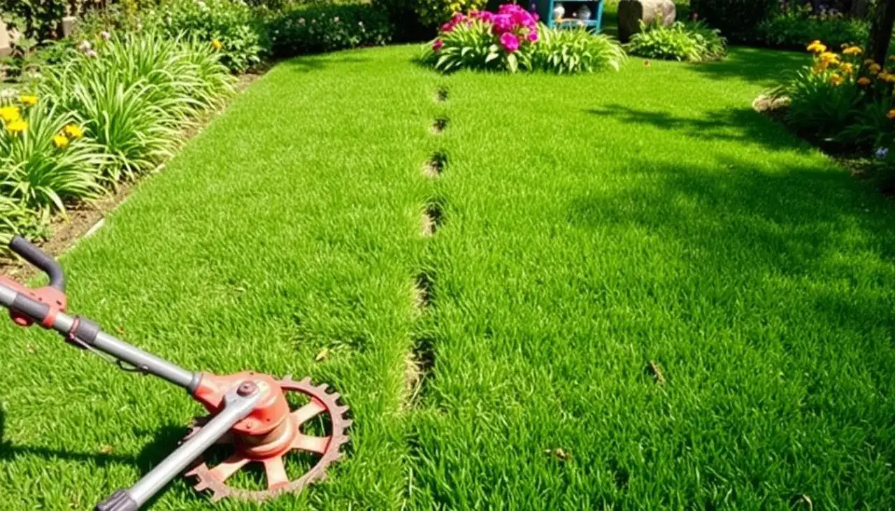 Co daje wertykulacja trawnika? Odkryj kluczowe korzyści dla murawy