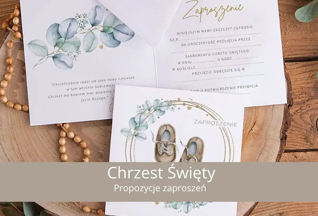 Zaproszenie na chrzest dla chrzestnych: Poradnik elegancji i serca