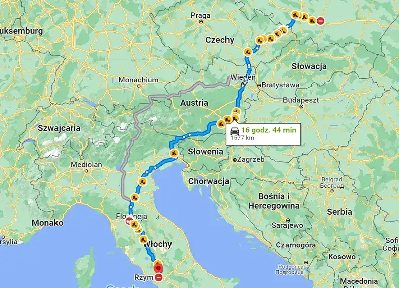 Trasa do Włoch samochodem: Koszty, winiety i porady eksperta
