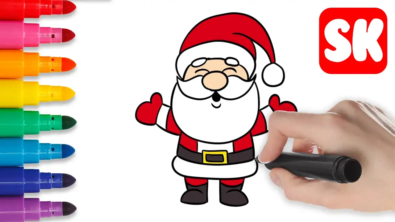 Jak narysować świętego mikołaja krok po kroku - łatwe instrukcje dla każdego