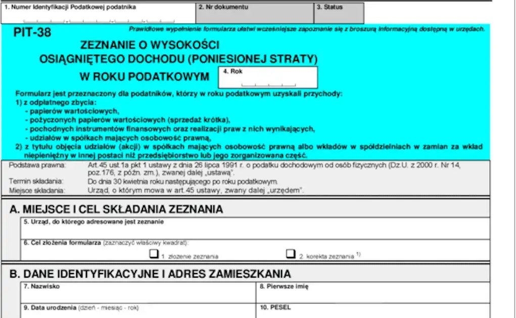 Jak rozliczyć PIT-38? Praktyczny przewodnik po zyskach kapitałowych