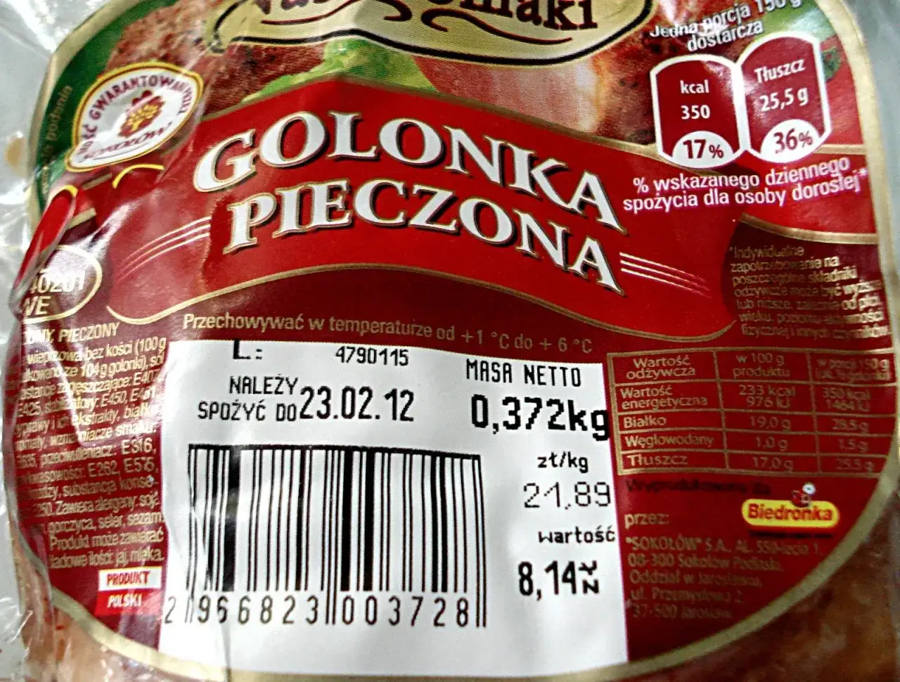 Ile kalorii ma golonka? Odkryj zaskakującą wartość odżywczą