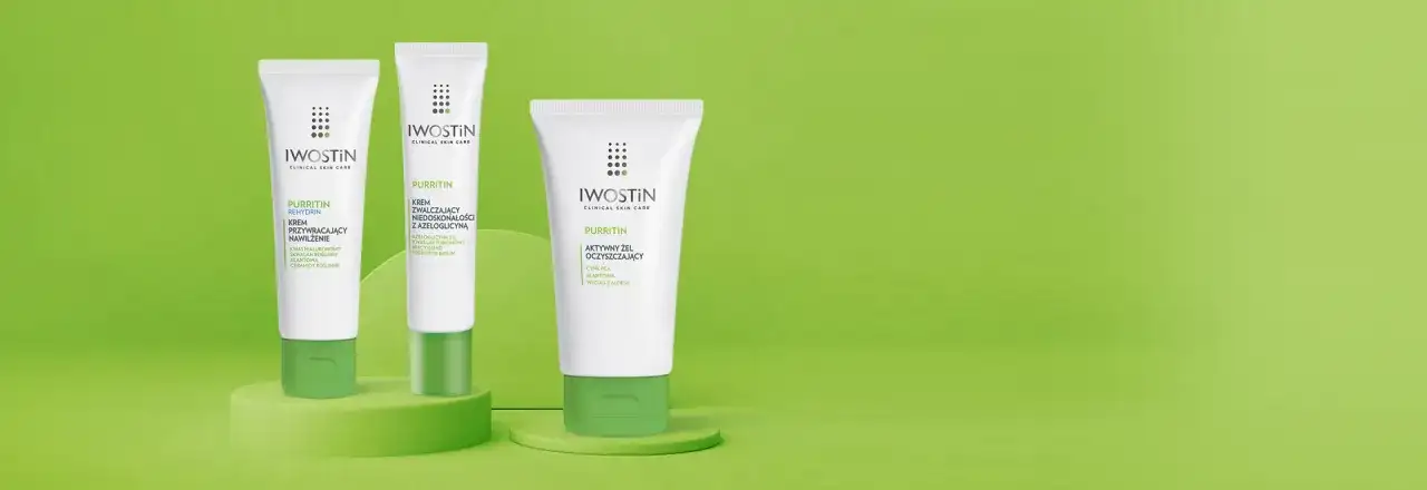 Aktywny krem eliminujący niedoskonałości Purritin Iwostin - skuteczność i skład