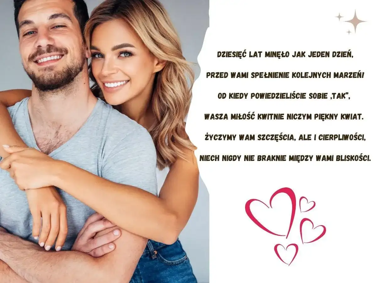 Kartki na 10 rocznicę ślubu: jak wybrać i co napisać w życzeniach