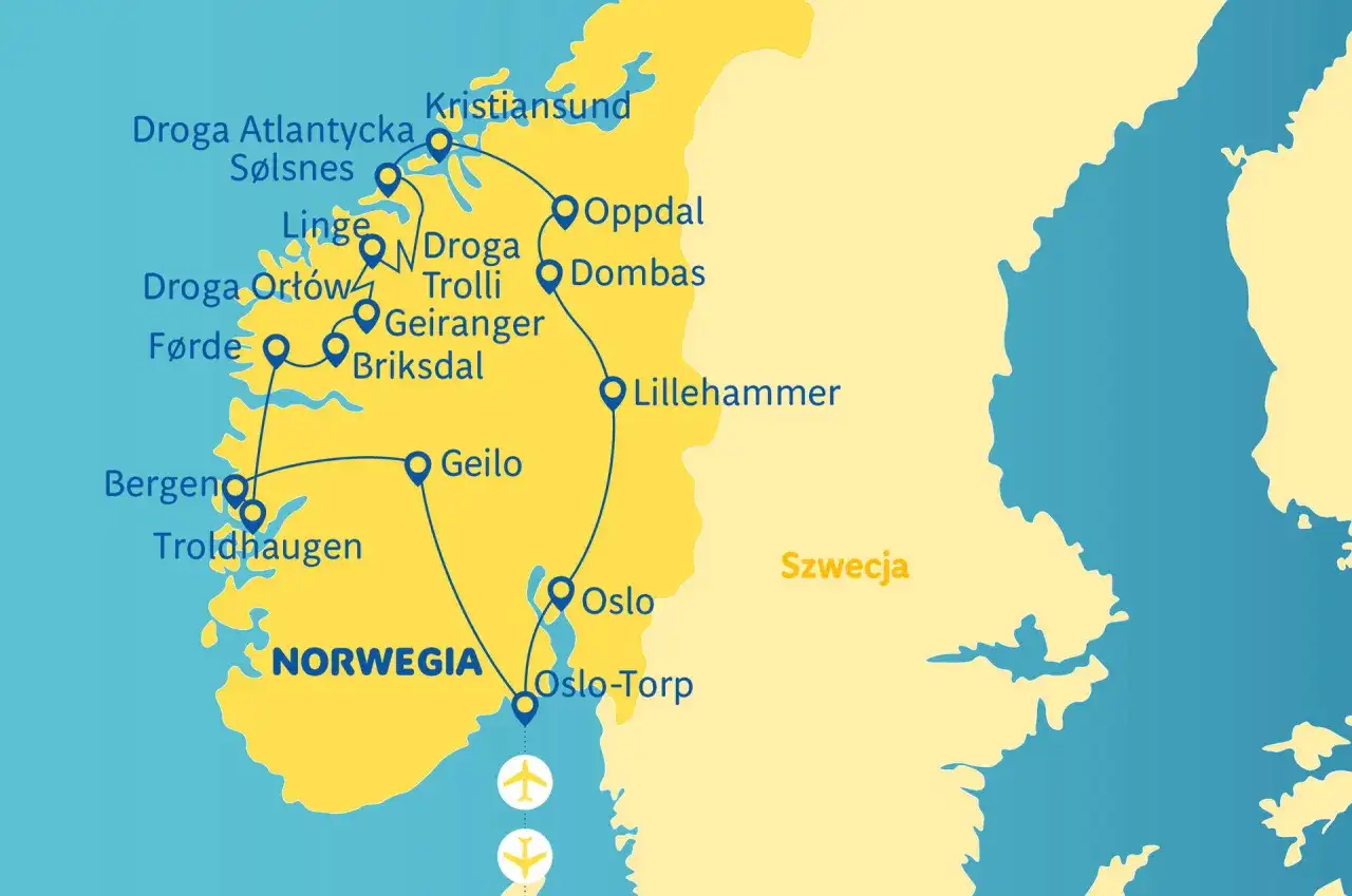 Norwegia-Polska: Która trasa jest najlepsza? Koszty, czas, komfort