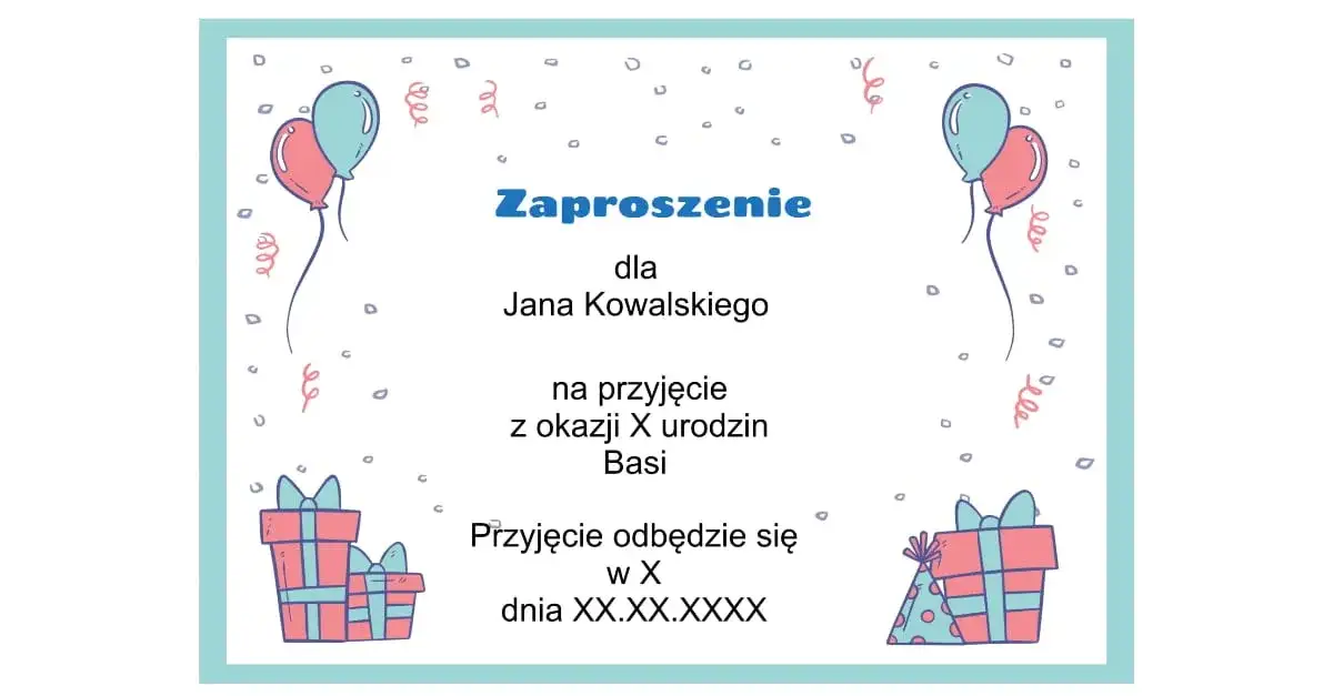 Zachwyć gości! Zaproszenie na urodziny: szablony i pomysły