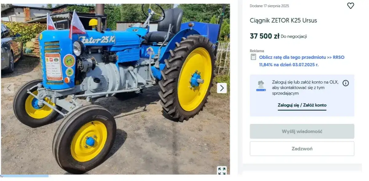 Zetor 25K: Specyfikacje, cechy i zastosowania tego modelu ciągnika