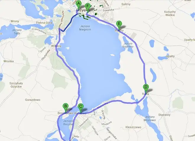 Trasa rowerowa wokół jeziora Niegocin - bezpieczna i malownicza przygoda