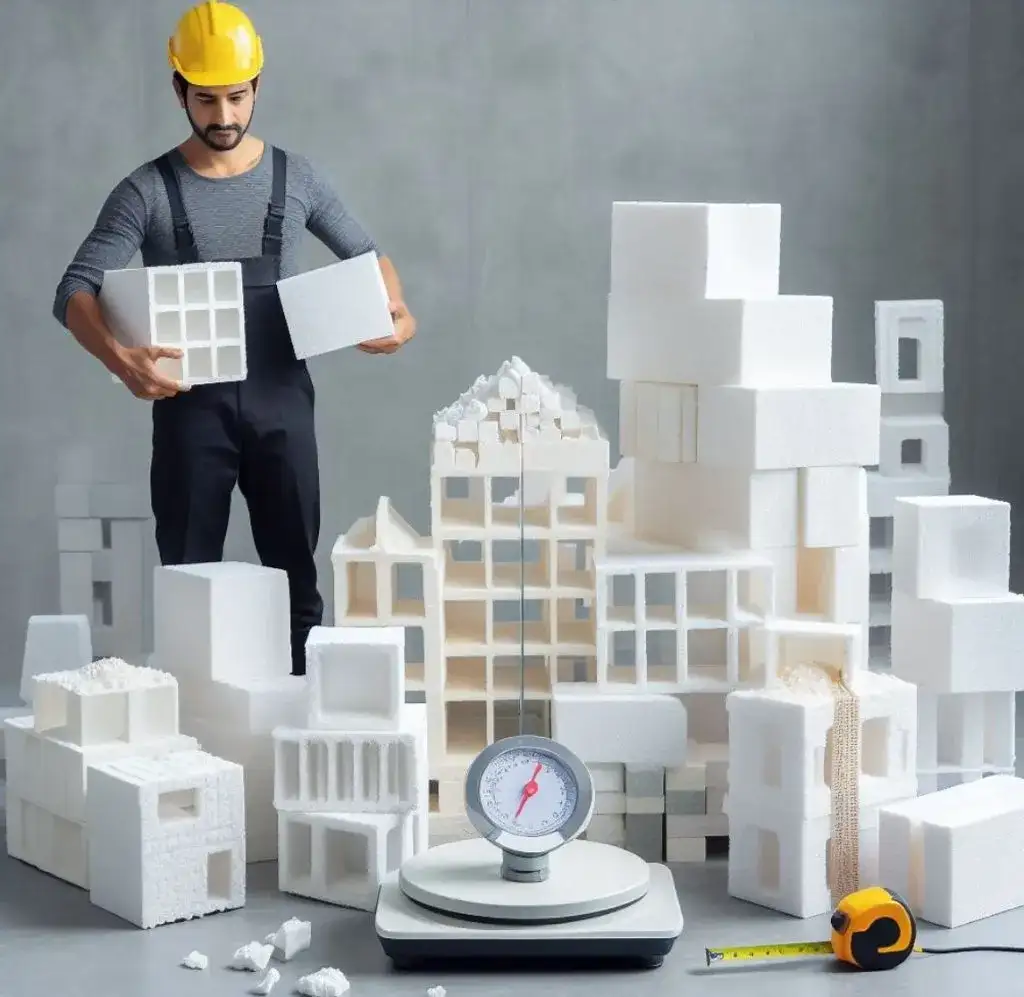 Ile waży metr sześcienny styropianu? Poznaj masę materiału