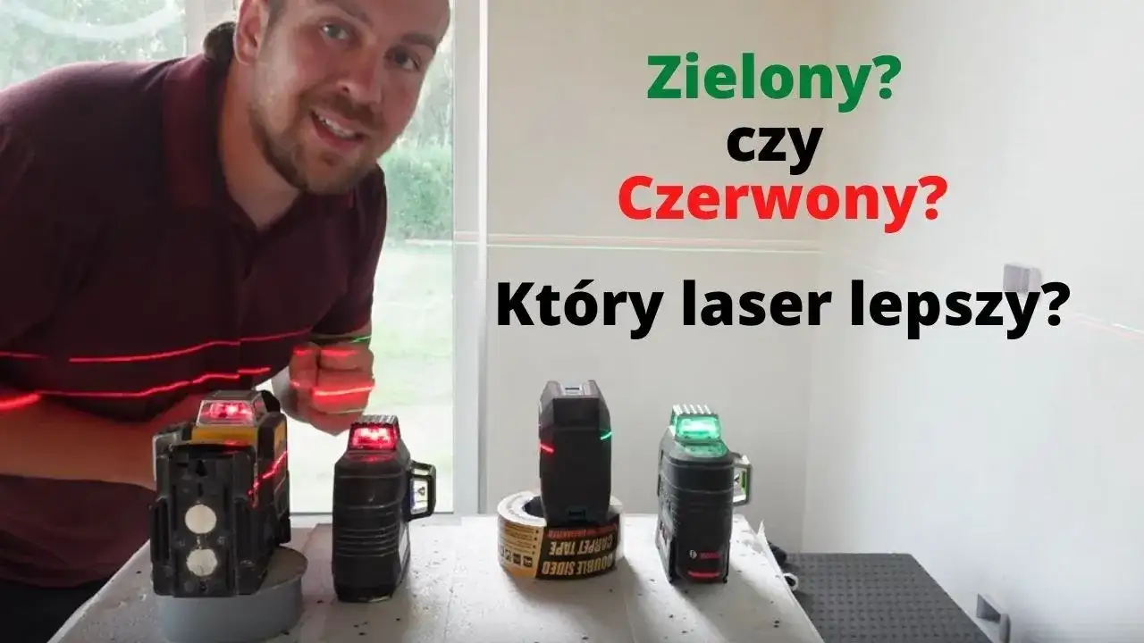 Poziomica laserowa zielona czy czerwona – co wybrać, aby nie żałować?