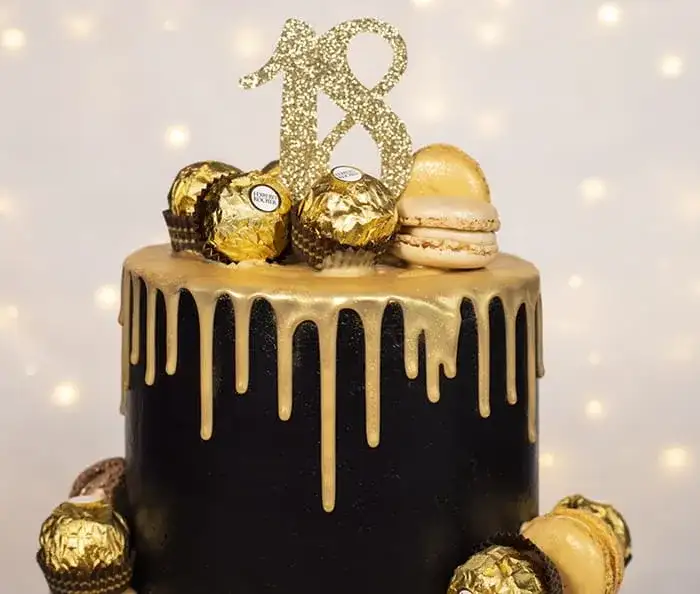 Jak zrobić złotą polewę na tort - łatwy przepis krok po kroku