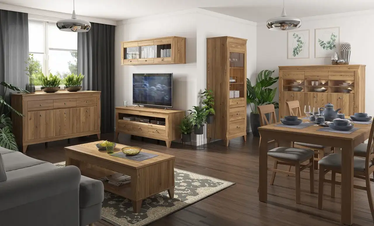 Salon z ciemną podłogą: Styl i przestrzeń sprawdź porady