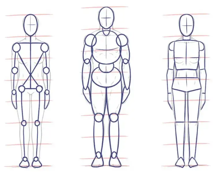 Weiblichen Körper zeichnen: Einfache Anleitung für realistische Proportionen