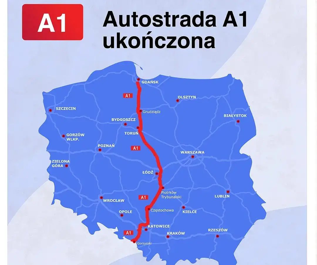 Ile km ma autostrada A1? Poznaj długość i kluczowe informacje