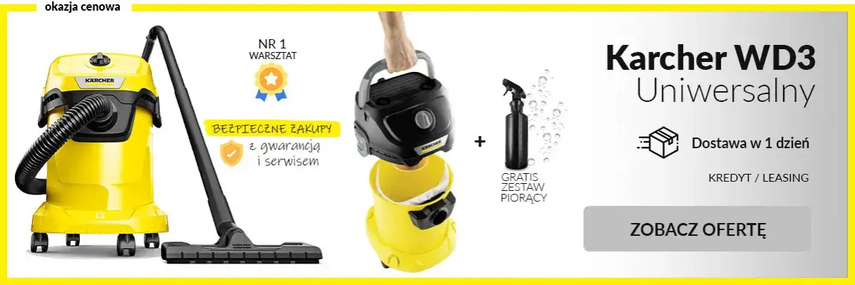 Karcher WD3 - czy odkurzanie bez worka to dobry wybór dla Ciebie?