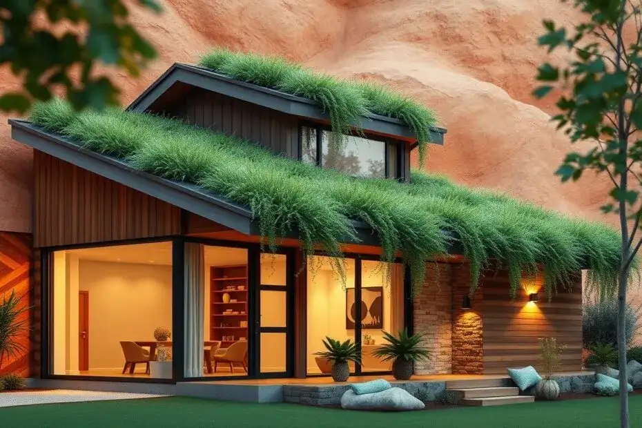 Idealne połączenie elewacji z zielonym dachem - praktyczny kompendium