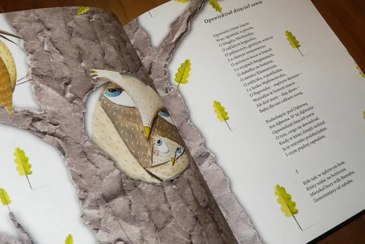 Sowa mądra głowa wiersz. Dzieci sowa opowiada historie o piracie, mechaniku, krasnalu i innych.